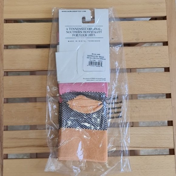 World's Softest Knit Cotton Rugby Crew Socks - Picture 3 of 3